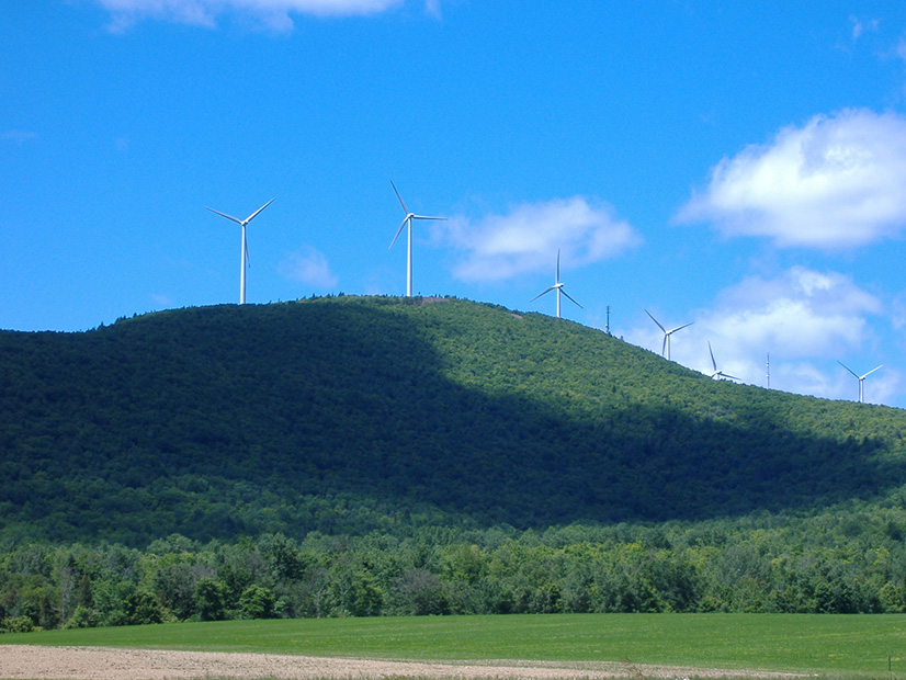 The Mars Hill Wind Farm in Northern Maine.
