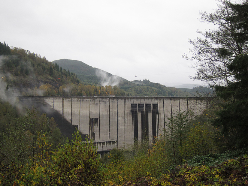 Tacoma Power's Mossyrock Dam is part of the Cowlitz River Project, one of four hydroelectric projects operated by the municipal utility.