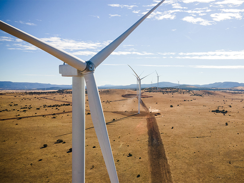 Tuscon Electric Power's Borderlands wind project in Gallup, N.M.