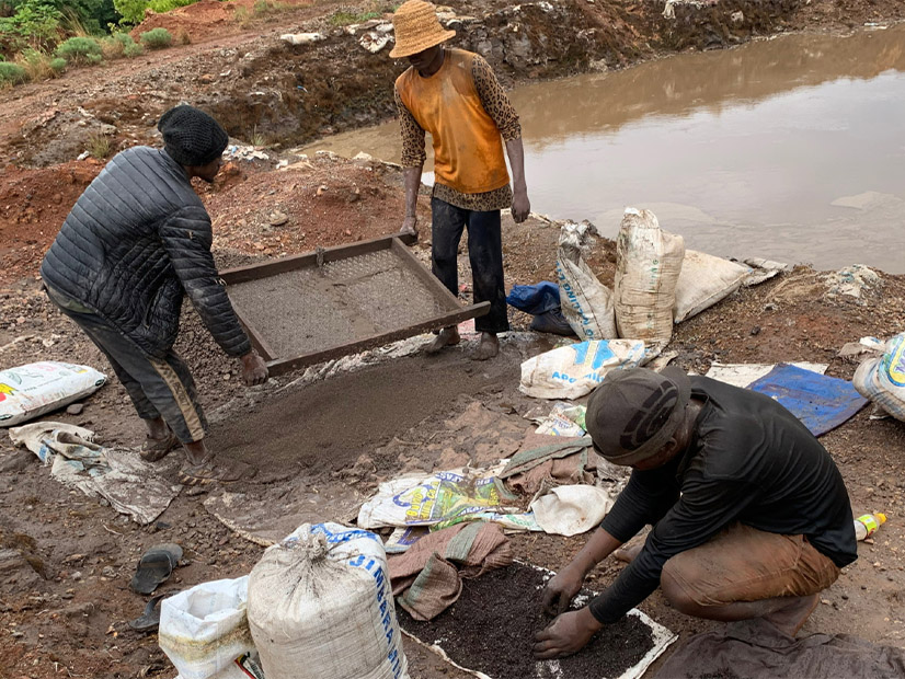 Cobalt miners in the Democratic Republic of Congo