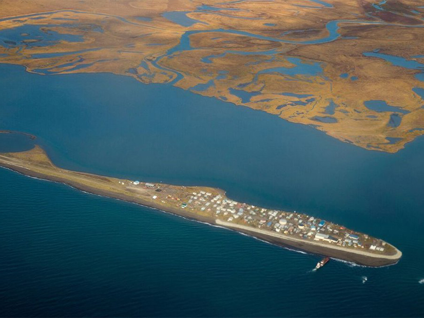 Kivalina, an Alaskan native village, has unsuccessfully sought federal funding to relocate because of sea level rise.