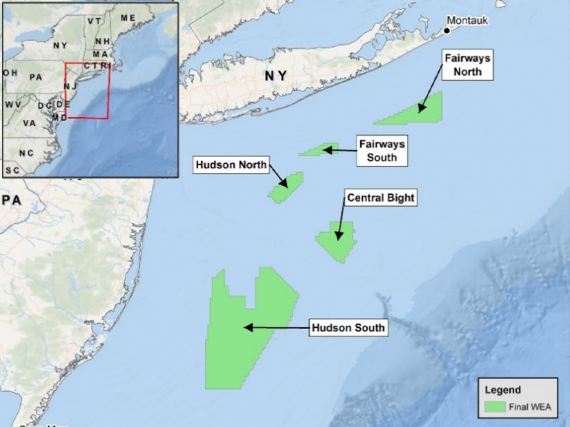 New York Bight wind energy areas