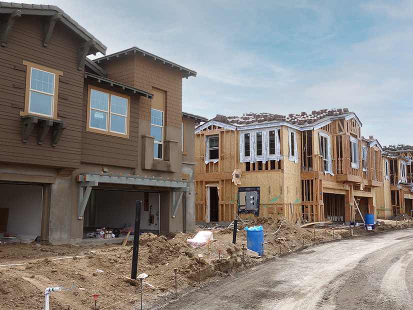 New construction in Carlsbad, Calif.