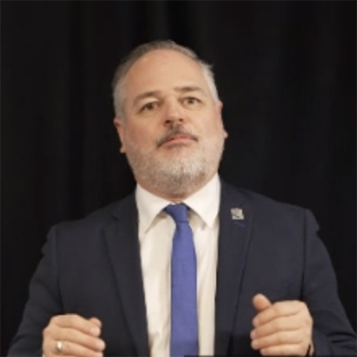 Clockwise from top left: Kevin Hagerty, Vicinity Energy; Jonathan Raab of Raab Associates; Mateo Jaramillo, Form Energy; and Doug Moore, Toyota.