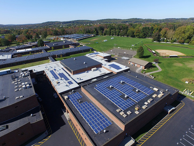 An 876-kW solar installation in Hopewell, N.J. As of August, almost 146,000 homes and businesses in New Jersey had installed solar power systems, according to the state Board of Public Utilities.