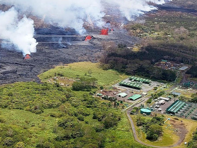 Puna Geothermal Venture was restarted late last year after being shut down in 2018 after lava flows damaged part of the plant.