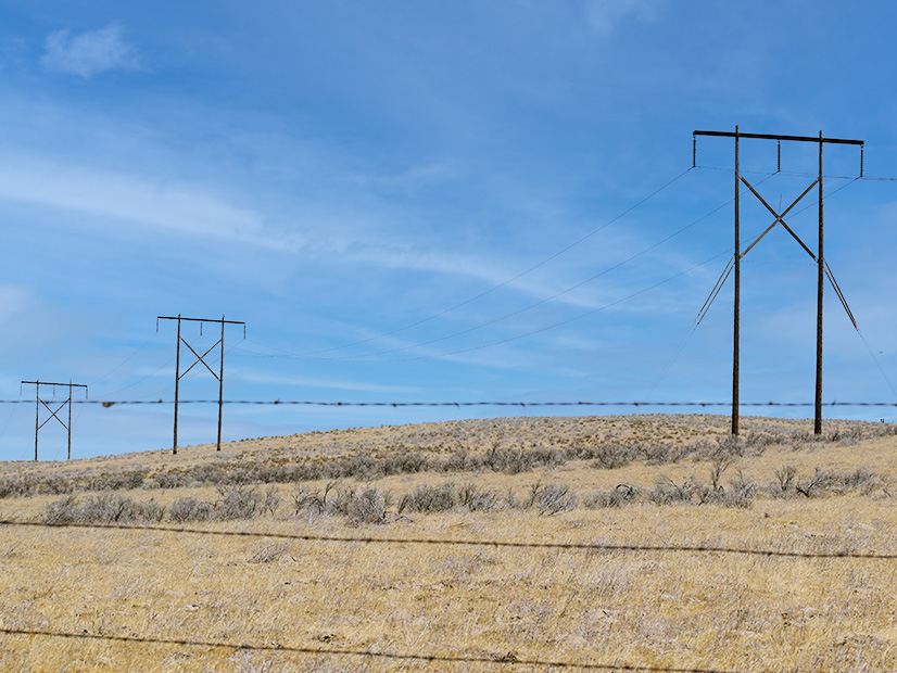 BPA transmission line in Umatilla County, Oregon.