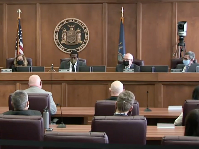 The New York Public Service Commission held its regular monthly session in hybrid fashion October 7, 2021, meeting both in person and via videoconference.