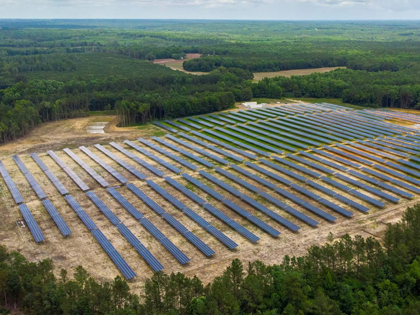 Grissom Solar, a 6.9 MW project located in Enfield, N.C.