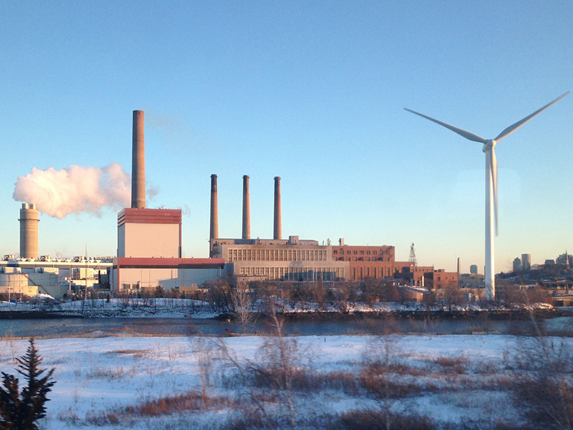 The 11 participating RGGI states are considering an update that would potentially change the emissions cap that the program puts on fossil fuel electricity generation units like this one in Massachusetts. 