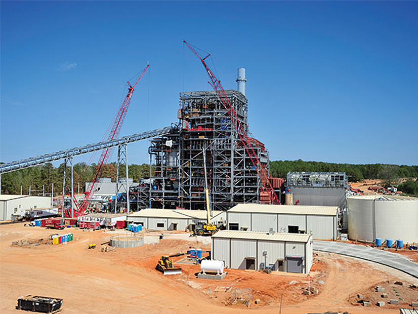 Austin Energy's Nacogdoches Power under construction.