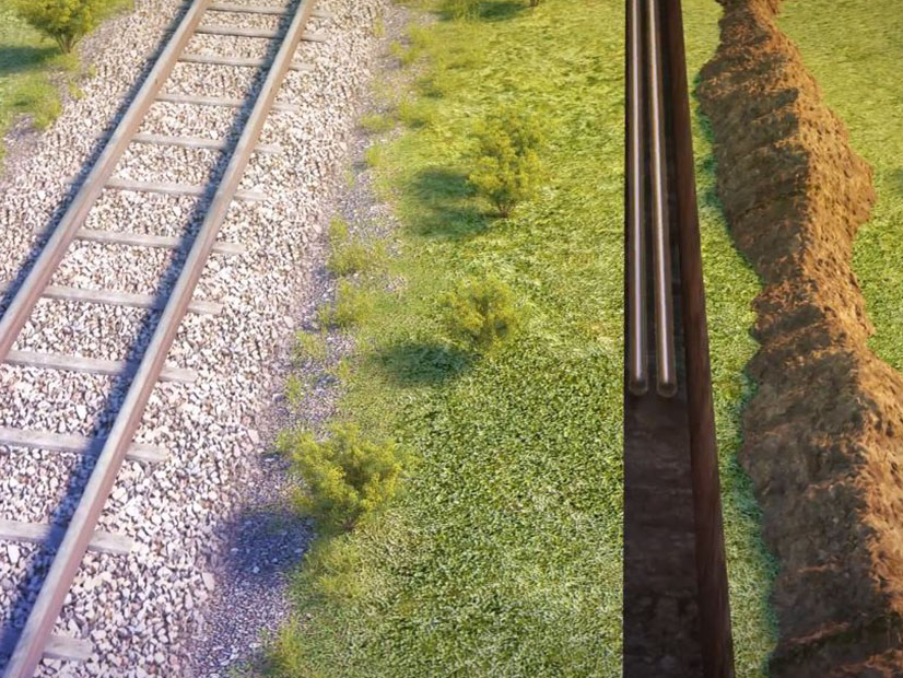 The SOO Green HVDC Link ProjectCo is planned to consist of 350 miles of underground cables alongside existing rail lines, bringing wind generation in MISO to PJM.