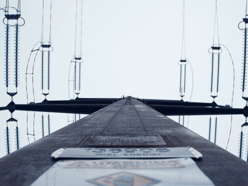 Tower from the MISO MVP Badger - Coulee project in Wisconsin 