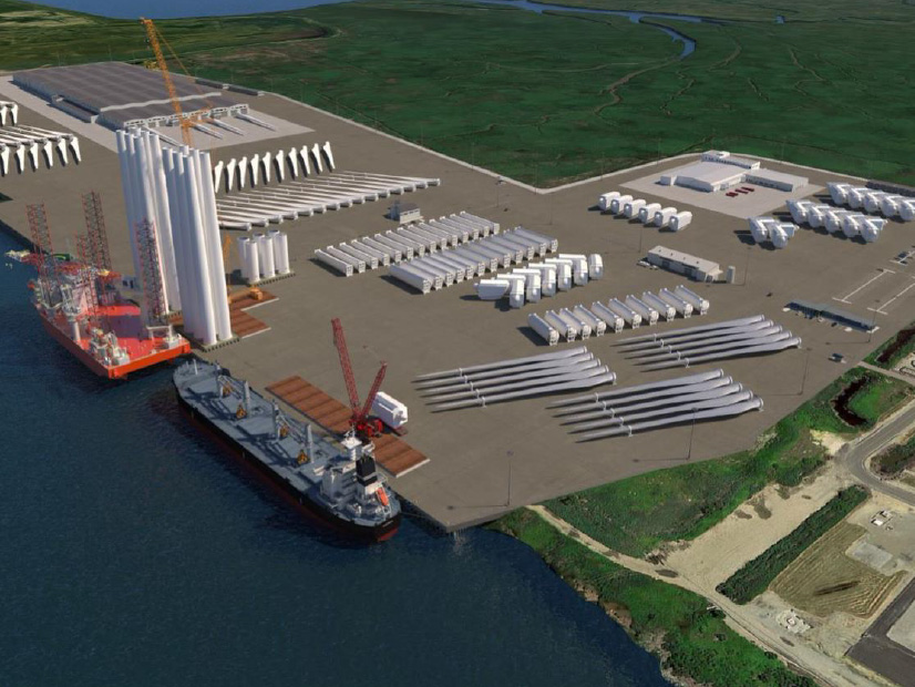 New Jersey has broken ground on its planned wind port, which officials say, will be within one day of ocean travel from 50% of the planned offshore wind projects off the Atlantic Coast. 