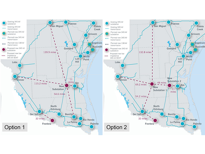 ERCOT has identified Option 2 as necessary to address transmission constraints in the Rio Grande Valley.