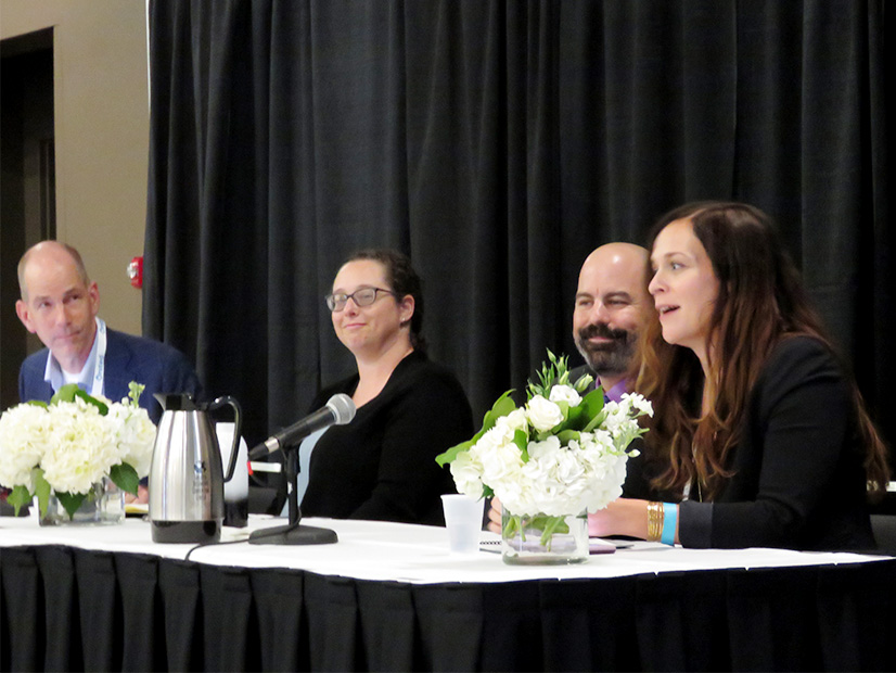 Left to right: Ted Boling, Perkins Coie; Rachel Pachter, Vineyard Wind; Scott Lundin, Equinor Wind U.S., and Lyndie Hice-Dunton, Responsible Offshore Science Alliance.