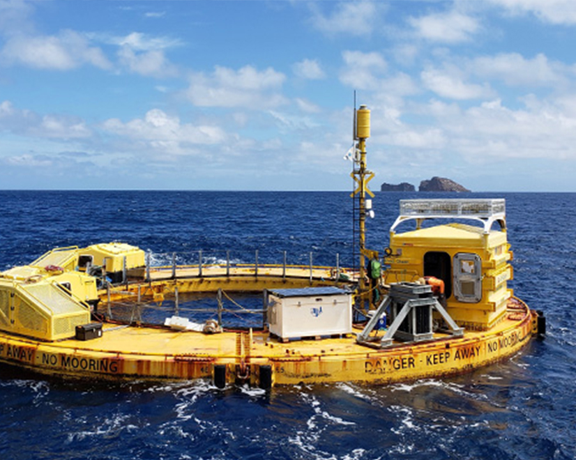 The U.S. Navy is providing the Hawaii Natural Energy Institute $6 million to research development of offshore applications for wave energy technology using the country's only grid-connected wave energy converter.