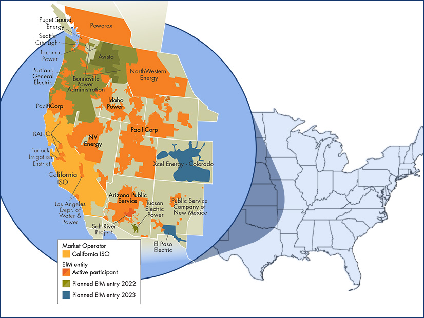 As of spring 2021,14 participants plus CAISO were active in the Western EIM.