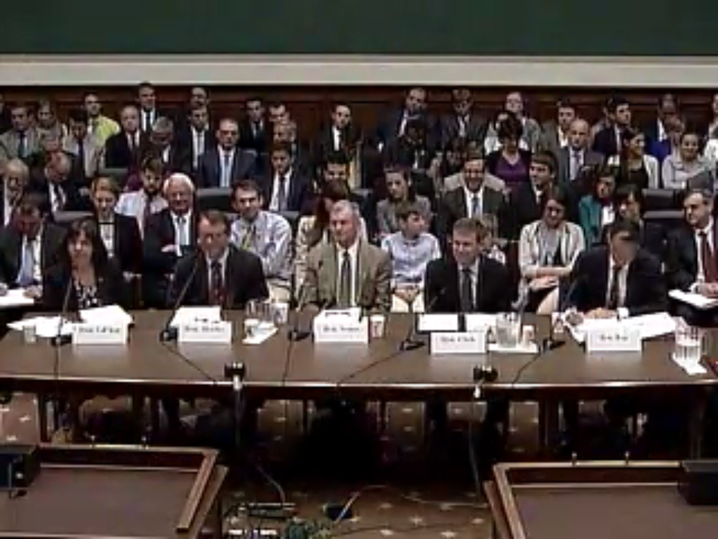 From left to right: FERC Acting Chair Cheryl LaFleur; Commissioners Philip Moeller, John Norris and Tony Clark; and Office of Enforcement Director Norman Bay.