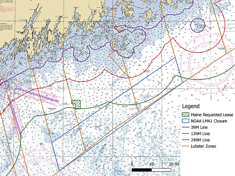 Maine has requested a 15.2-square-mile lease area to build install a floating wind power array for research purposes.
