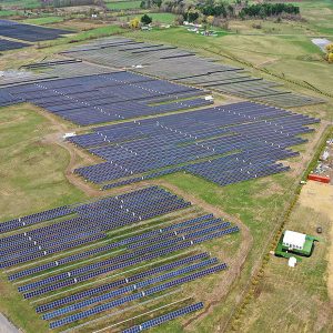 Grissom Solar, a large solar array near Johnstown, N.Y. Grissom Solar, a large solar array near Johnstown, N.Y.