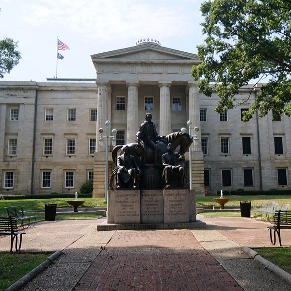 The North Carolina State Capitol in Raleigh
