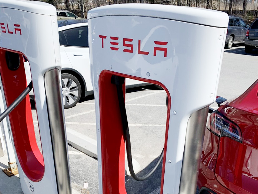 In competition with Tesla: Seven automakers will form a joint venture to put 30,000 DC fast chargers on U.S. roads.