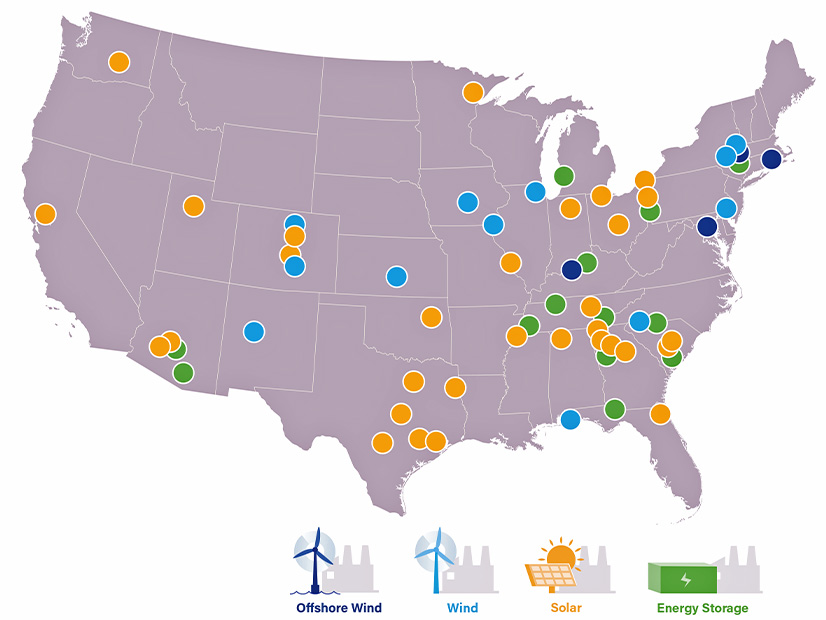 Clean energy manufacturing facilities announced in the past year.