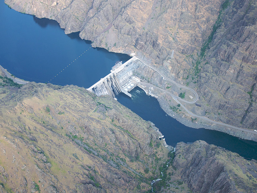 The Hells Canyon Dam on Idaho's Snake River, one of the alleged targets of Randy Vail.