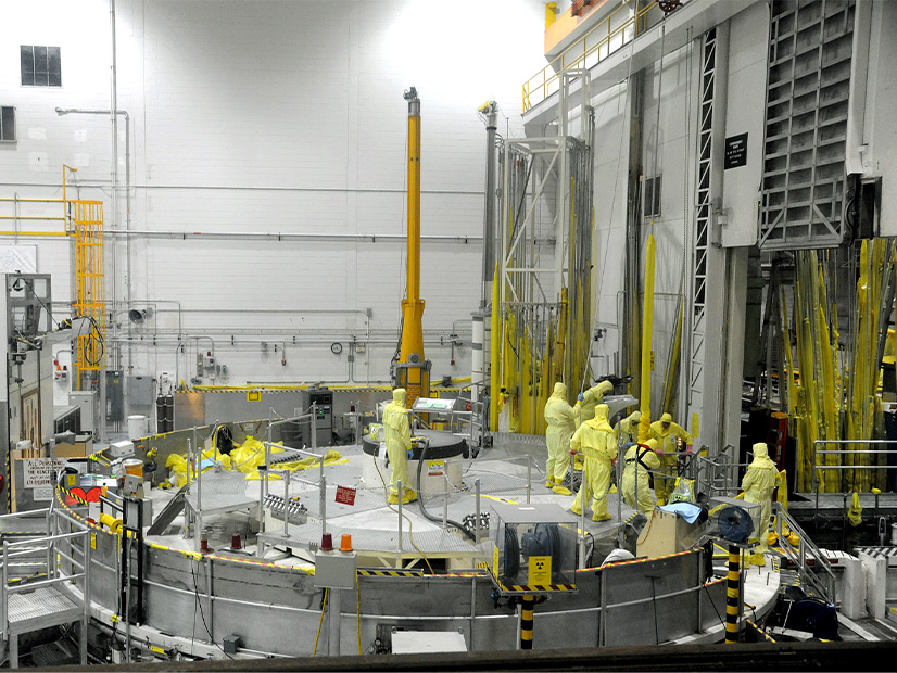Maintenance and refueling is performed at the Idaho National Laboratory's advanced test reactor.