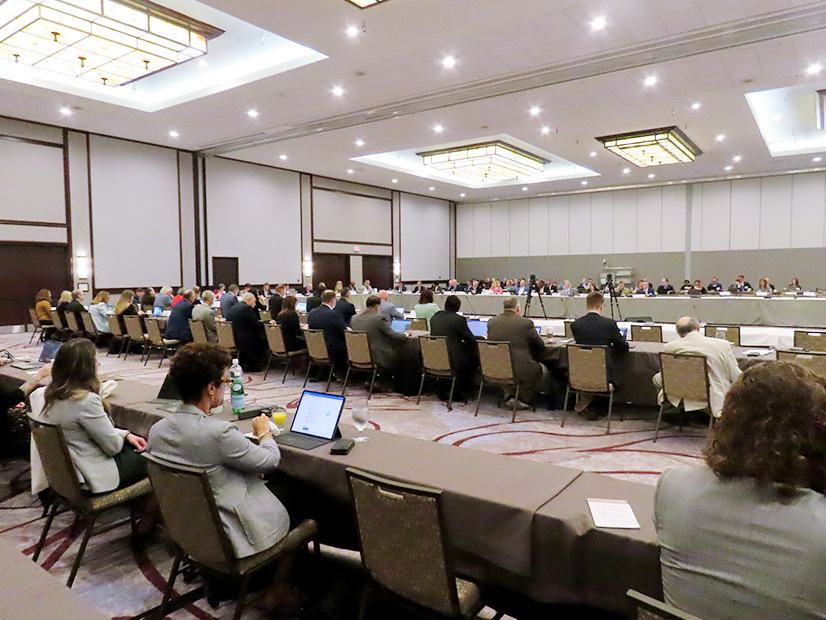 Attendees at NERC's Board of Trustees meeting in Ottawa.