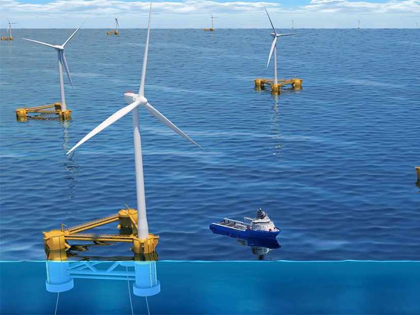 California's AB 1373 is intended to spur development of floating offshore wind farms in the state's waters.