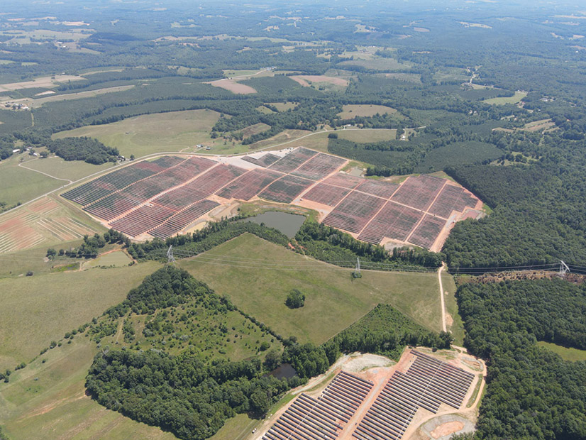 The Leatherwood Solar project in Henry County, Va.