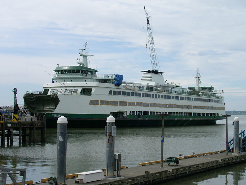 The MV Wenatchee will be the first Washington ferry converted to hybrid electric-diesel power.