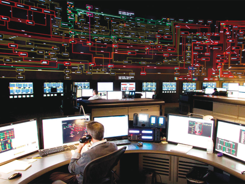 NYISO control room in Rensselaer, N.Y.