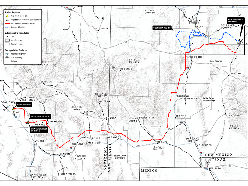 The SunZia project is a high-voltage interstate transmission line intended to tap into rural and remote renewable energy in Central New Mexico for delivery into Southern Arizona.