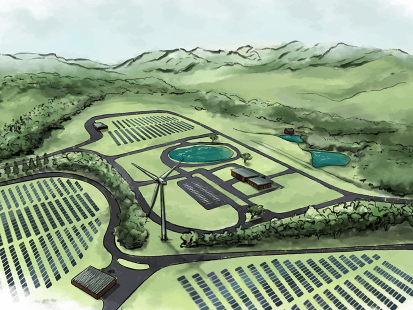 An illustration from Energy DELTA Lab of its plans to redevelop old coal mines in Southwest Virginia.