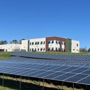 A solar array at the Workforce Training Center at Raritan Community College in North Branch, N.J. A solar array at the Workforce Training Center at Raritan Community College in North Branch, N.J.