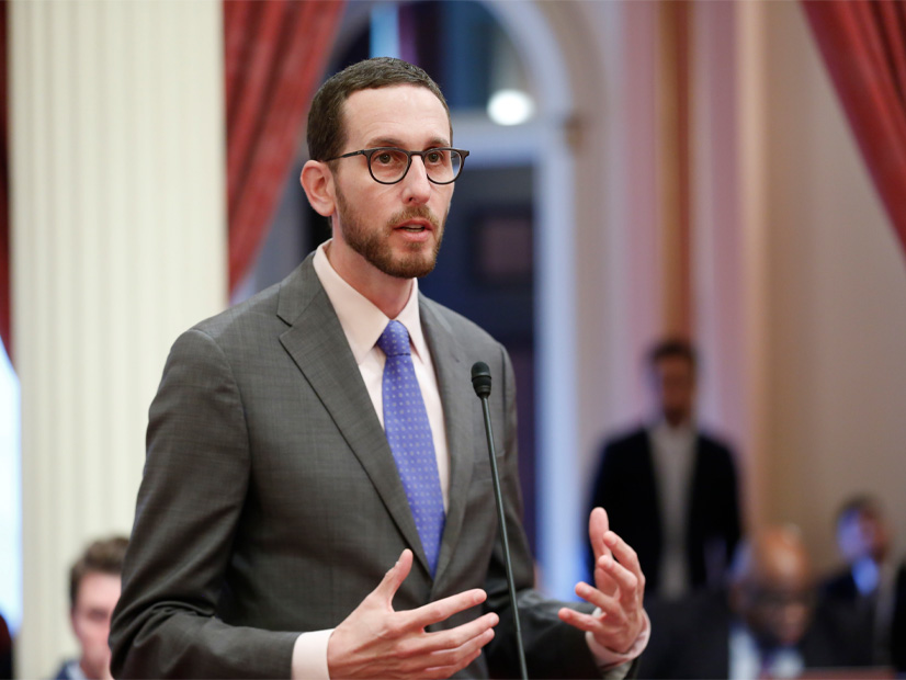 State Sen. Scott Wiener is credited with crafting California's GHG disclosure rules to align with those of the EU and possible future SEC rules.