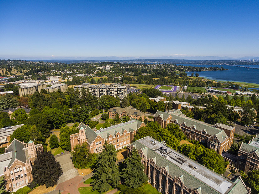 The University of Washington in Seattle was one of the qualified bidders in the state's cap-and-trade APCR auction.