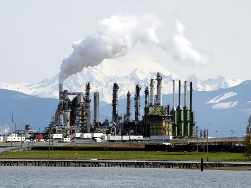 Oil refinery in Anacortes, Wash.