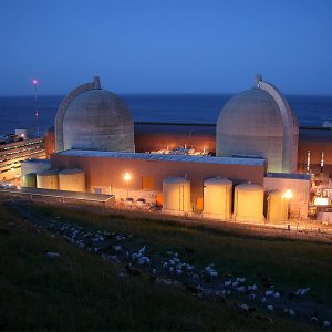 Diablo Canyon Power Plant sits on the coast of Central California.