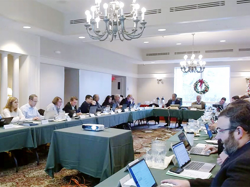 The NYSRC Executive Committee meets at Wolfert's Roost Country Club in Albany, N.Y.