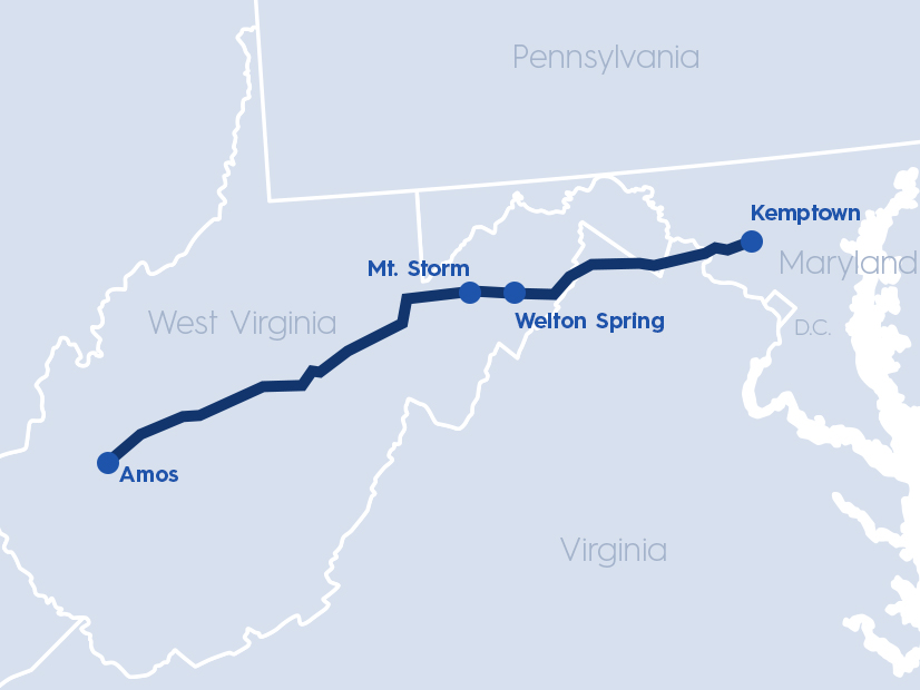 The path of the abandoned Potomac-Appalachian Transmission Highline (PATH) transmission project