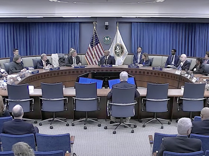 Members of FERC and the NRC meet at the commission's headquarters in D.C.