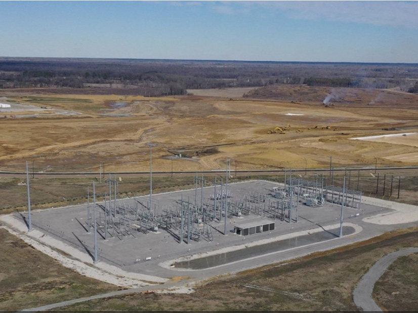 A future Amazon data center megasite on the campus in Madison County, Mississippi