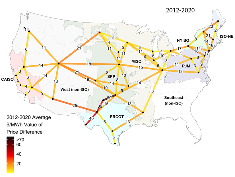 The final National Transmission Needs Study found that interregional transmission will have the highest value between ERCOT and non-ISO regions in the Mountain West and Southwest.