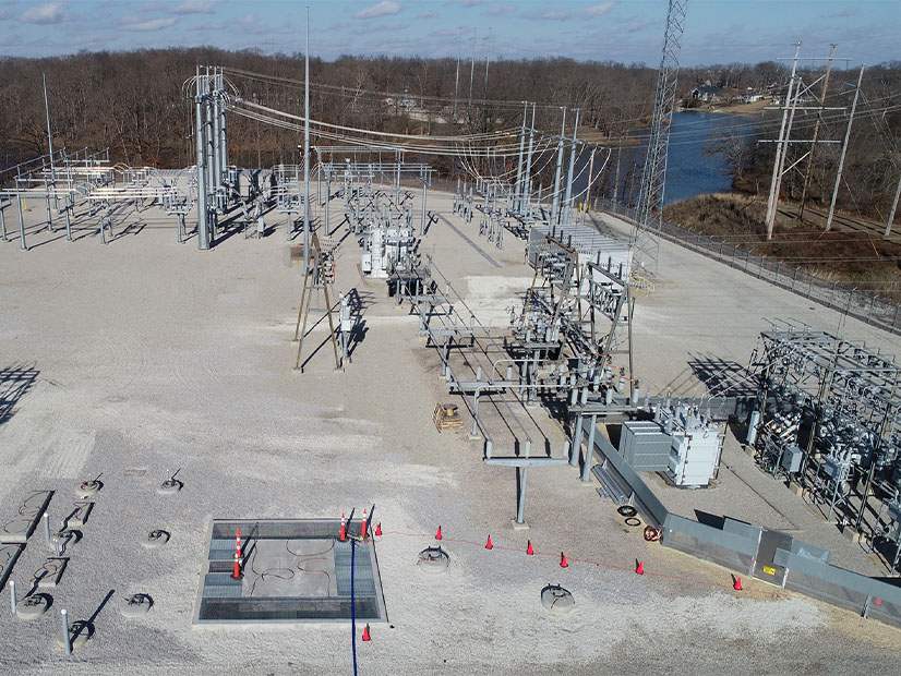 An Ameren Illinois substation expansion in 2021
