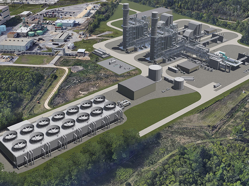 Artist rendering of the Orange County Power Station
