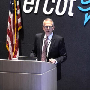 Pablo Vegas explains to his board the issues with interconnecting ERCOT to other grids.